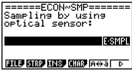 CASIO FX-9860GII SD - - To insert an Econ Strip into an eActivity file - 3