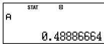 CASIO FC 100V - Example 17: y = AB^x - 1