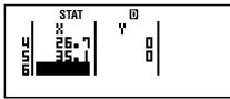 CASIO FC 100V - Autres types de calcul de régression - 73