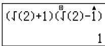 CASIO FC 100V - Example 3:2^3 = 8 - 2