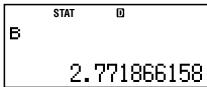 CASIO FC 100V - Example 17: y = AB^x - 70
