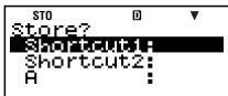 CASIO FC 100V - - Configurer la touche SHORTCUT1 - 2