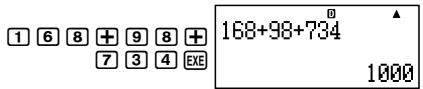 CASIO FC 100V - Calculs de pourcentage - 6