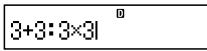 CASIO FC 100V - Utilisation d'instructions multiples dans les calculs - 1