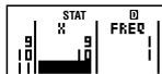 CASIO FC 100V - Calcul statistique à une variable - 11
