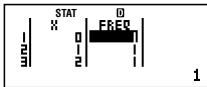 CASIO FC 100V - Calcul statistique à une variable - 3