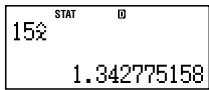 CASIO FC 100V - Example 17: y = AB^x - 4