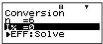 CASIO FC 100V - Procedure de base du mode CNVR - 1