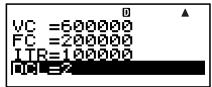 CASIO FC 100V - Exemple 1: Calculer le degré d'endettement combiné (DCL) - 3