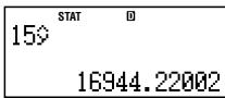 CASIO FC 100V - Example 17: y = AB^x - 6