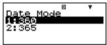 CASIO FC 100V - Procedure de base du mode DAYS - 1