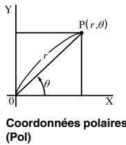 CASIO FC 100V - Conversion de coordonnées rectangulaires en coordonnées polaires - 2