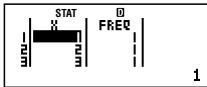 CASIO FC 100V - Calcul statistique à une variable - 18