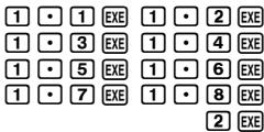 CASIO FC 100V - Calcul de regression linéaire - 2