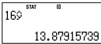 CASIO FC 100V - Autres types de calcul de régression - 90