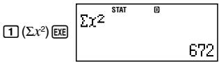 CASIO FC 100V - Calcul statistique à une variable - 7