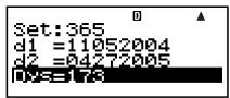 CASIO FC 100V - Procedure de base du mode DAYS - 3