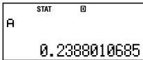 CASIO FC 100V - Example 17: y = AB^x - 69