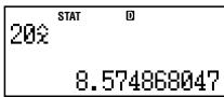 CASIO FC 100V - Autres types de calcul de régression - 91