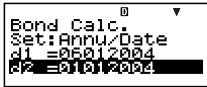 CASIO FC 100V - Procedure de base en mode BOND - 4