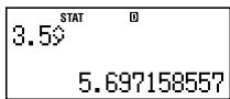 CASIO FC 100V - Example 17: y = AB^x - 3