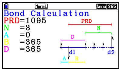 CASIO FX COLOR GRAPH 20 - Exemple - 13