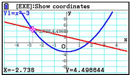 CASIO FX COLOR GRAPH 20 - ■ Arrondi de coordonnées - 1