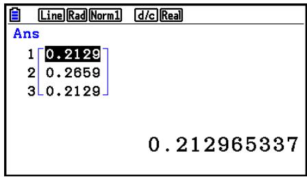 CASIO FX COLOR GRAPH 20 - Exemple Pour calculer la distribution de probabilité normale en mode Run-Matrix pour les données \1, 2, 3\ , quand l'écart-type de la population est = 1,5 et la moyenne de la population est = 2 . - 2