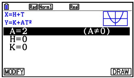 CASIO FX COLOR GRAPH 20 - Exemple - 1
