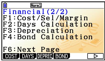 CASIO FX COLOR GRAPH 20 - Avant d'effectuer des calculs financiers - 2