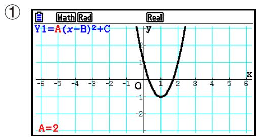 CASIO FX COLOR GRAPH 20 - Exemple - 1