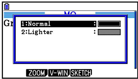 CASIO FX COLOR GRAPH 20 - ■ Utilisation des commandes de remplissage dans un programme - 1
