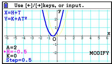 CASIO FX COLOR GRAPH 20 - Exemple - 3