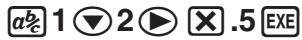 CASIO FX COLOR GRAPH 20 - Fractions - 3