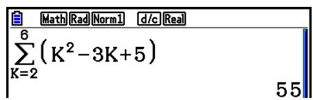 CASIO FX COLOR GRAPH 20 - Exemple Effectuer le calcul suivant : - 2