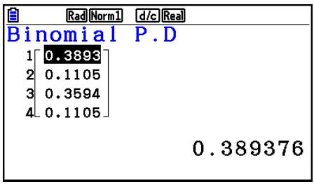 CASIO FX COLOR GRAPH 20 - - Probabilité binomiale - 2