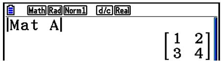 |Mat A| [1 2] [3 4]