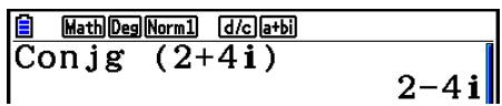 CASIO FX COLOR GRAPH 20 - ■ Valeur absolue (module) et argument - 5