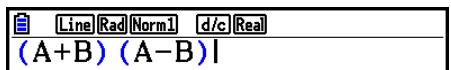 CASIO FX COLOR GRAPH 20 - Exemple Rappeler le contenu de la mémoire de fonctions 1 - 1