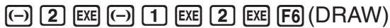 CASIO FX COLOR GRAPH 20 - - Pour calculer le centre - 2
