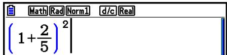 Math Rad Norm1 d/c Real (1+2/5)²