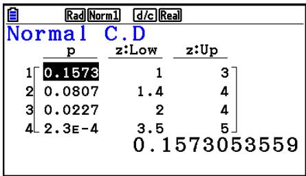 CASIO FX COLOR GRAPH 20 - • Distribution cumulative normale - 2