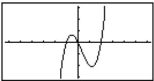 CASIO GRAPH 35,  GRAPH 35+ - Exemple 1: Tracer le graphe de Y = X(X + 1)(X - 2) - 3
