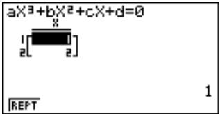 CASIO GRAPH 35,  GRAPH 35+ - Exemple - 1