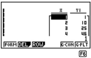 CASIO GRAPH 35,  GRAPH 35+ - Représenter graphiquement y = 3x^2 - 2 stockée dans la mémoire Y1 et afficher le graphe et la table - 1