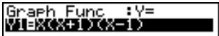 CASIO GRAPH 35,  GRAPH 35+ - Exemple 1 Utiliser le zoom sur cadre pour agrandir le graphe de - 1