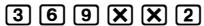 CASIO GRAPH 35,  GRAPH 35+ - Remplacer 369 × × 2 par 369 × 2 - 1