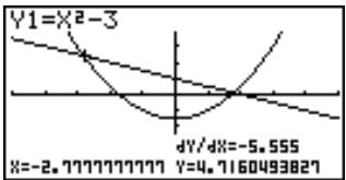 CASIO GRAPH 35,  GRAPH 35+ - - Pour afficher la dérivée - 2