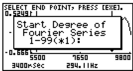 CASIO GRAPH 95 - To perform Fourier series expansion - 4