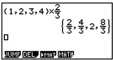 CASIO GRAPH 95 - ■ Affichage des résultats de calculs en mode d'écriture mathématique - 3